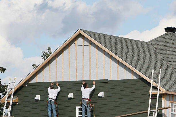 Professional Siding Installation technician working in Elrama, PA